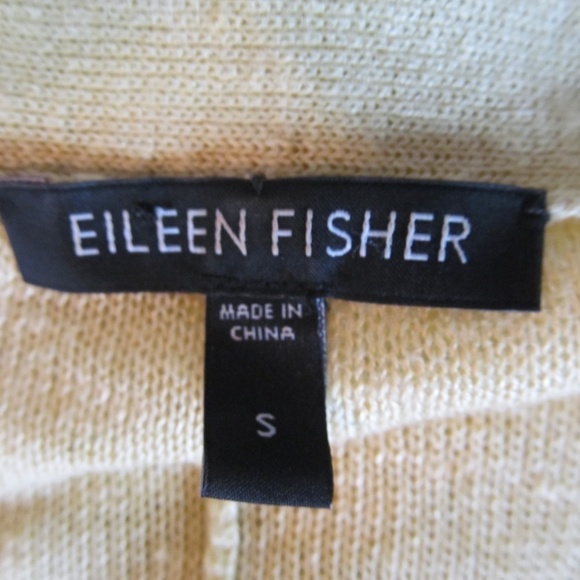 EILEEN FISHER Button Down Oversized Linen Cardigan - Picture 9 of 10
